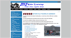 Desktop Screenshot of 2112biketraining.co.uk